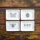 These ceramics place are a classic way to bring nature inside, a variety of four different insects available. The small dishes can be used as a spoon rest, soap holder or even a trinket dish. 