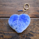 Adorable, soft, and a pop of color all ingredients for the perfect keychain. These rex rabbit heart keychains look great attached to your keys, on the side of your purse, or even on a backpack. The super soft fur also makes it easy to find your keys when they've fallen into the abyss of your purse! Available in multiple colors. 



Please specify preferred color in order notes. 