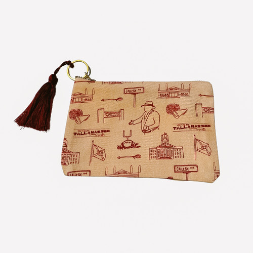 Tallahassee Toile Pouch