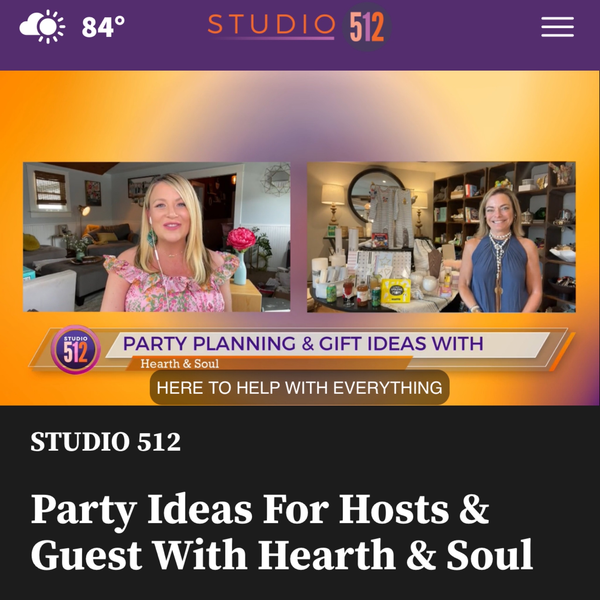 Party Ideas for Hosts and Guests with Hearth and Soul