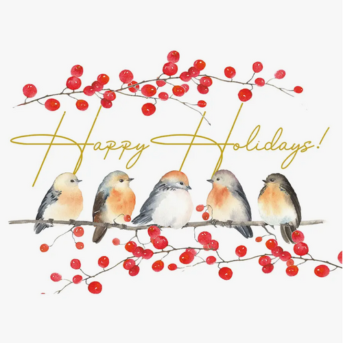Happy Holidays - Birds