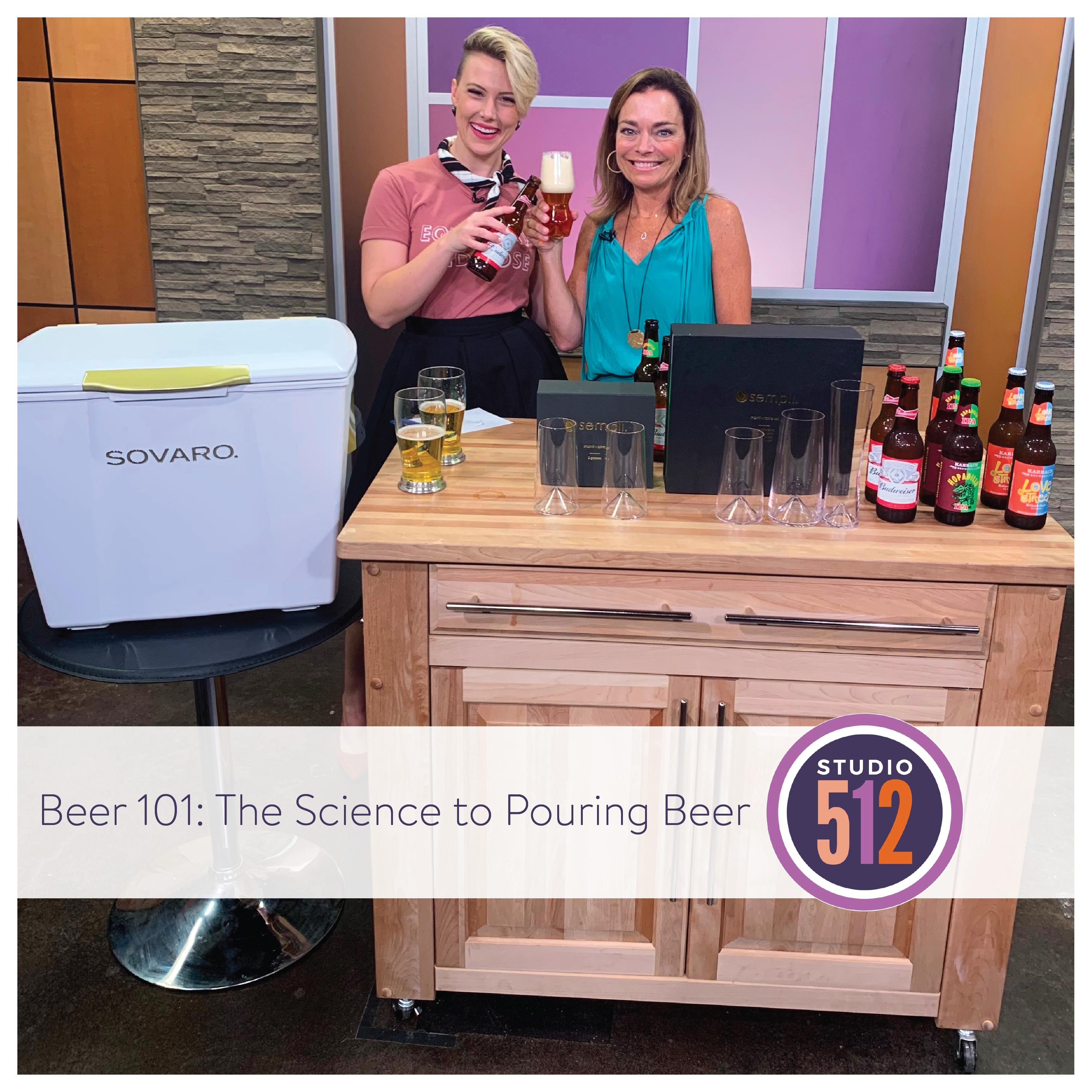 Austin KXAN Studio 512 | Beer 101: The Science to Pouring Beer with Hearth and Soul